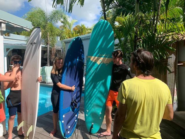 Surf Camp Kokoplaj, A 150M De La Plage Et Du Spot De Surf Sainte-Anne  Eksteriør billede